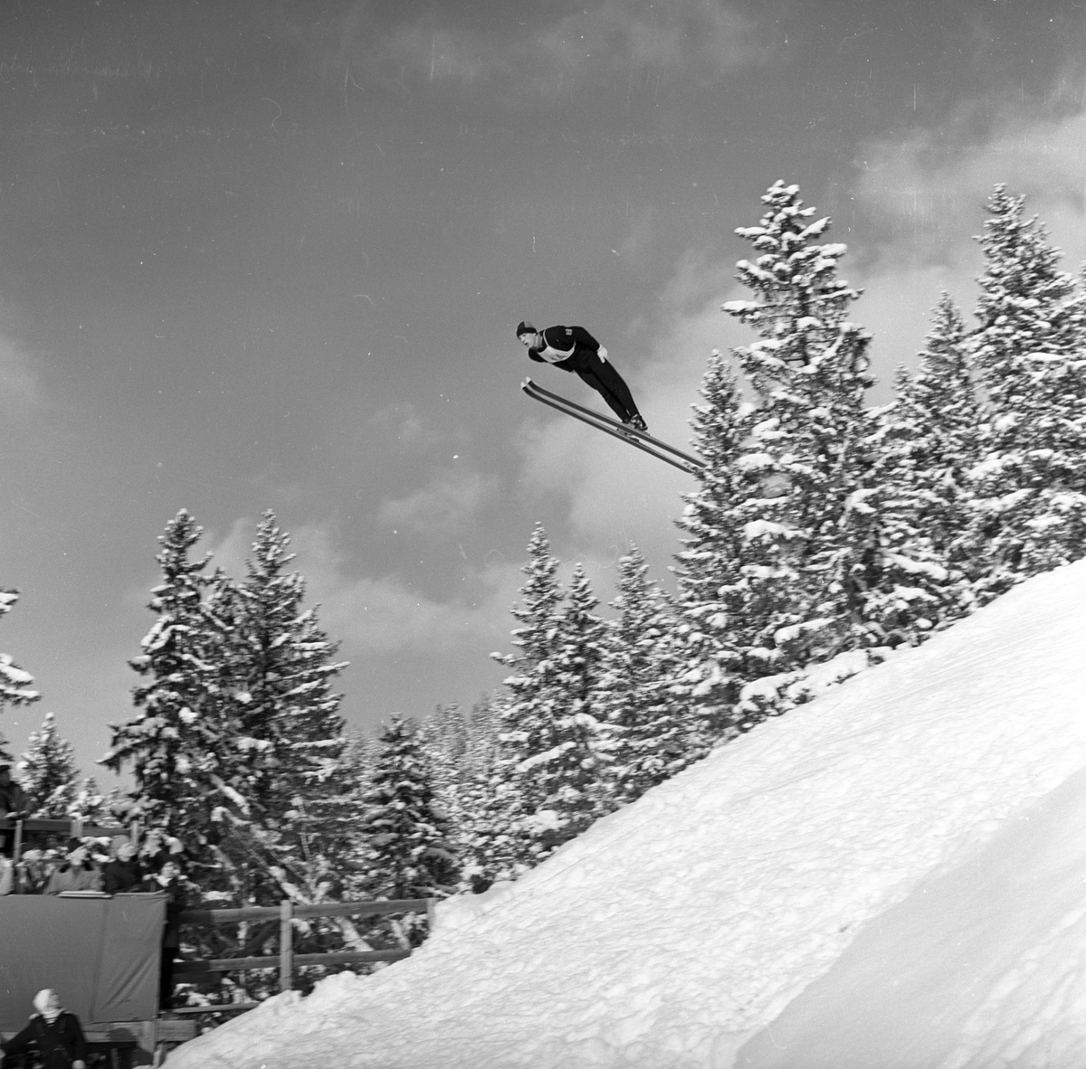 Modum, Vikersund, 1962, hopprenn i Vikersundbakken. - Norsk Folkemuseum ...