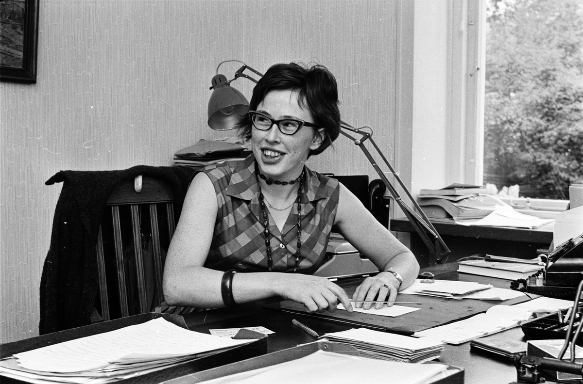 Birgitta Kettner (Dahl), ordförande i studentkårens ...