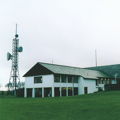 Radio - og kringkastingsstasjoner Rogaland radio mottakerstasjon Skjæveland eksteriør. Foto/Photo