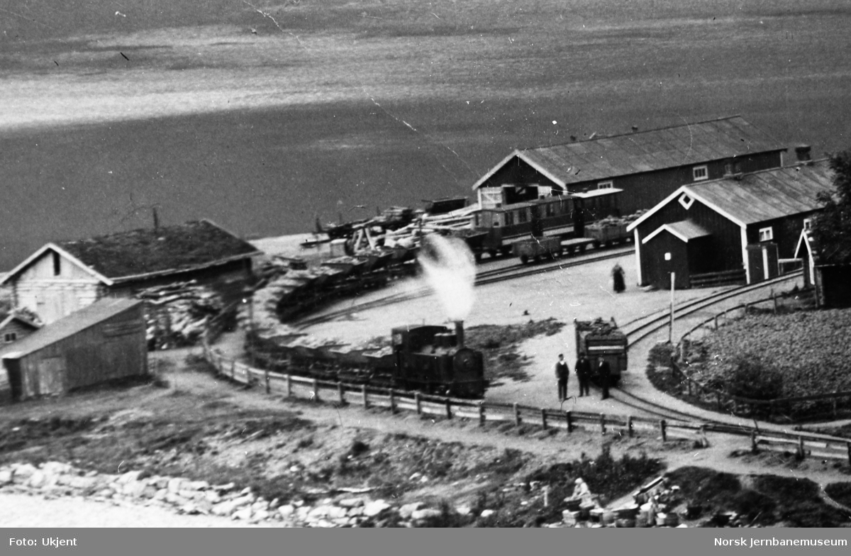 Sjønstå stasjon - damplokomotivet ODIN med tog - Norsk jernbanemuseum ...