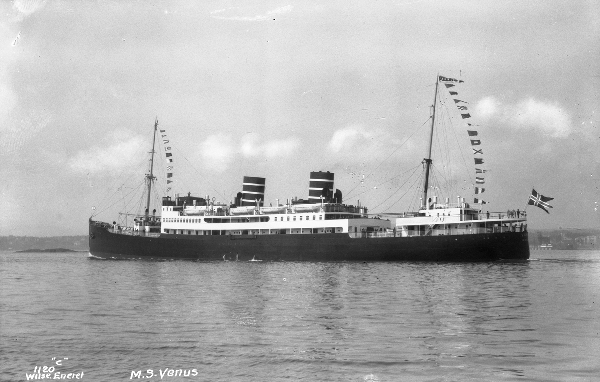 M/S Venus (b. 1931, Helsingørs Jernskibs- og Maskinbyggeri, Helsingør ...